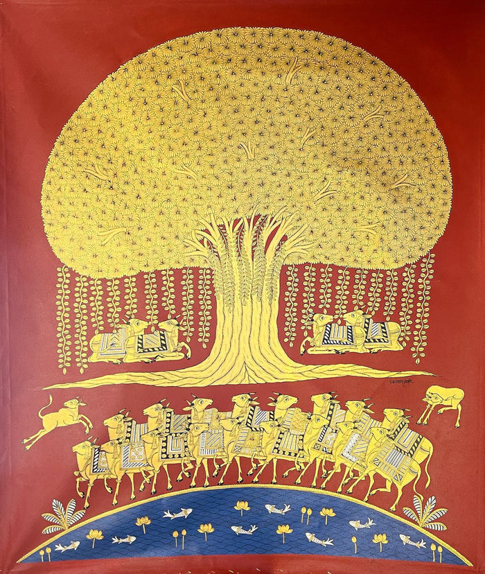 Cows Under the Golden Tree — Kalyan Joshi