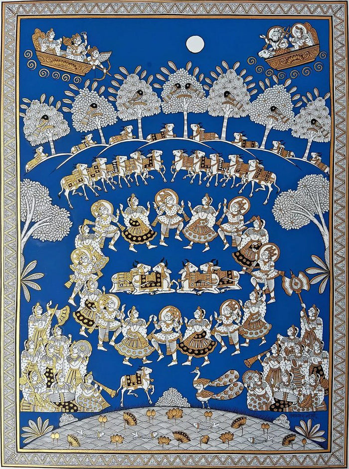 Raas Leela — Blue and Gold — Kalyan Joshi