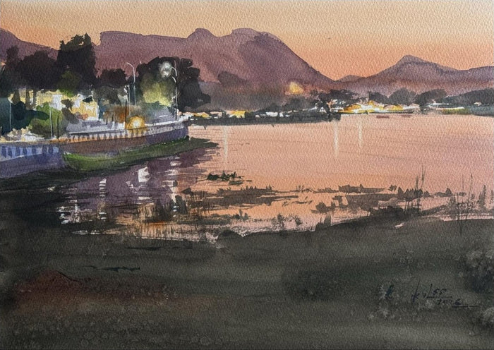 Lakeside at Dusk — Kulwinder Singh