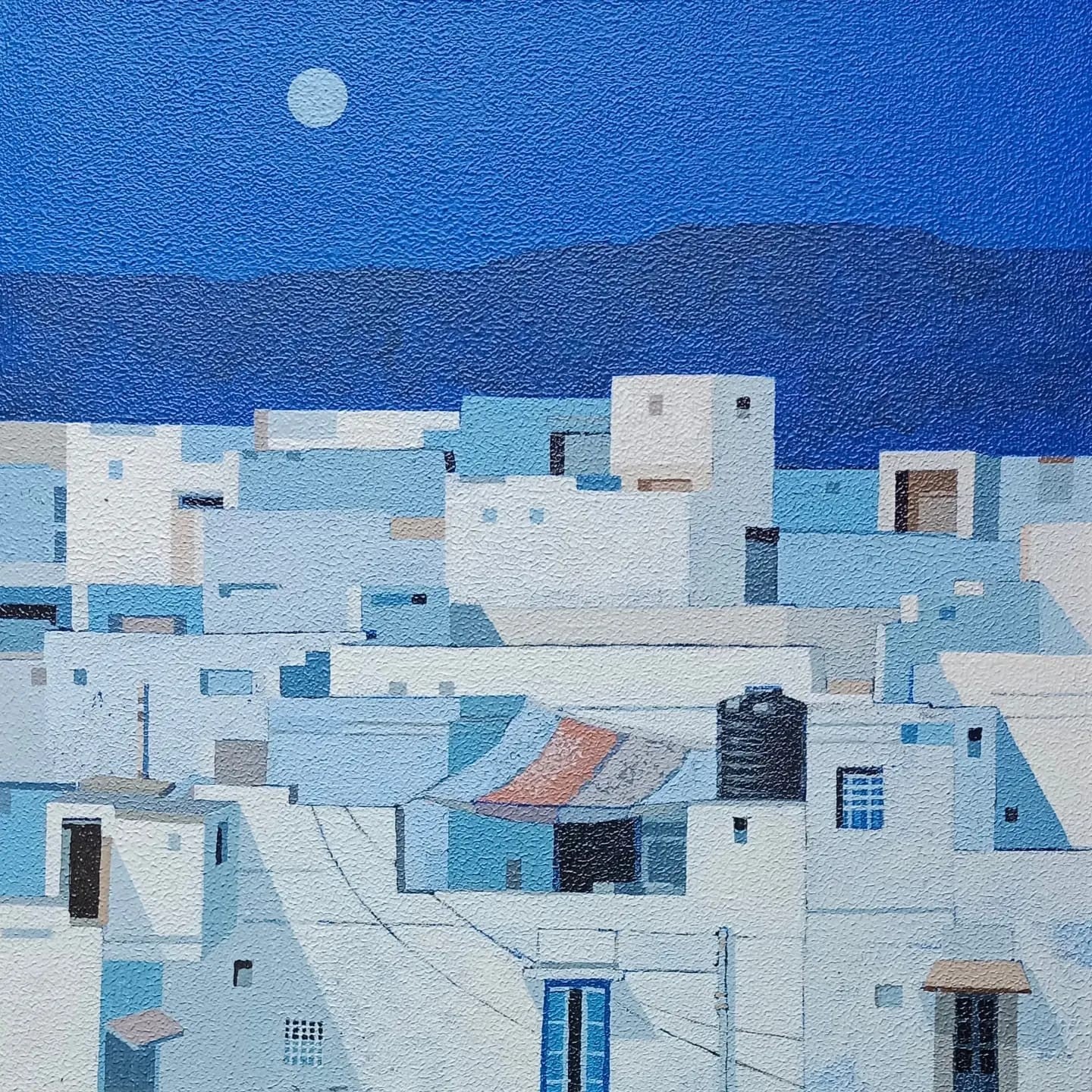 Moonrise Over the Terraces