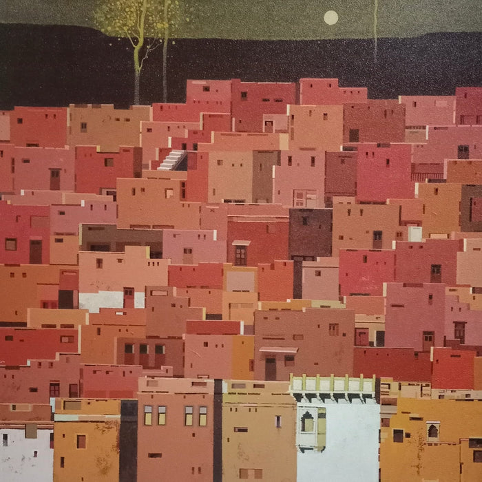 The Red City at Night